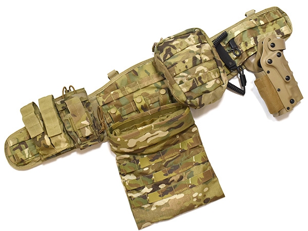 米軍実物 MOLLE ベルト ポーチ ホルスター セット マルチカム 陸特放出 | ミリタリー琉球