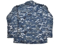 米軍実物 NAVY 海軍 NWU ジャケット パンツ 上下セット M-L ブルーデジタル