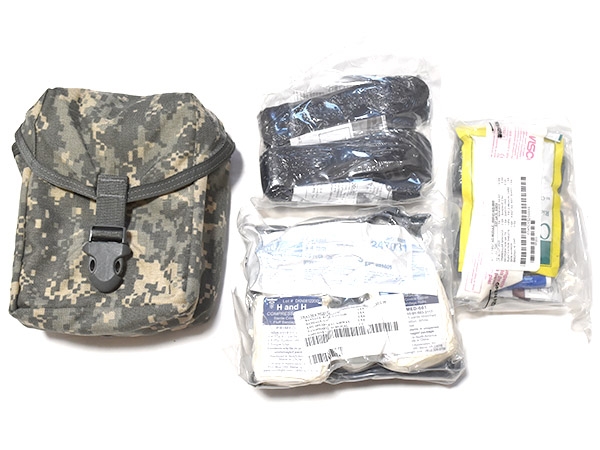 7222円 新作送料無料 US 米軍放出品 IFAK ファーストエイドキットセット 中身入り OECP Individual First Aid Kit