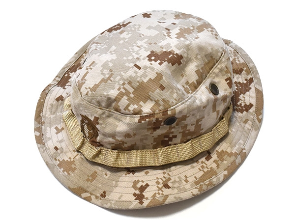 米軍 USMC ブーニーハット デザート L 良品 - ミリタリー