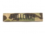 米軍実物 陸軍 ネームタグ ARMY マルチカム HOLLOWAY