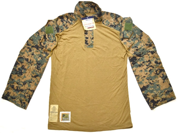 米軍実物 USMC 海兵隊 ウッドランド マーパット FROG コンバットシャツ ...