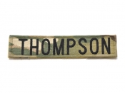 米軍実物 陸軍 ネームタグ ARMY マルチカム THOMPSON