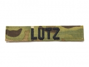 米軍実物 陸軍 ネームタグ ARMY マルチカム LUTZ