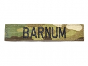 米軍実物 陸軍 ネームタグ ARMY マルチカム BARNUM