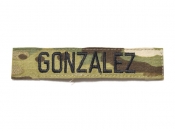 米軍実物 陸軍 ネームタグ ARMY マルチカム GONZALEZ