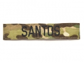 米軍実物 陸軍 ネームタグ ARMY マルチカム SANTOS