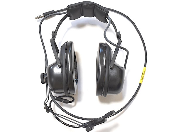 米軍実物 官給品 H-157A/AIC Aviation Microphone Headset ヘッド