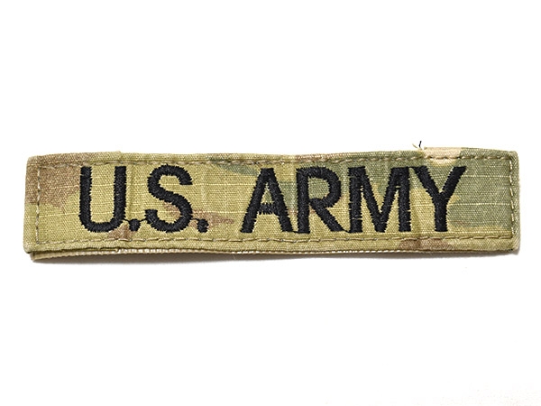 米軍実物 ARMY ネームタグ ネームテープ パッチ ベルクロ付き 陸軍 マルチカム/OCP | ミリタリー琉球