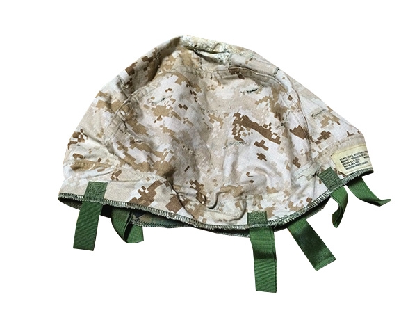 P-5)USMC.マーパットリバーシブルLWヘルメットカバー米軍実物