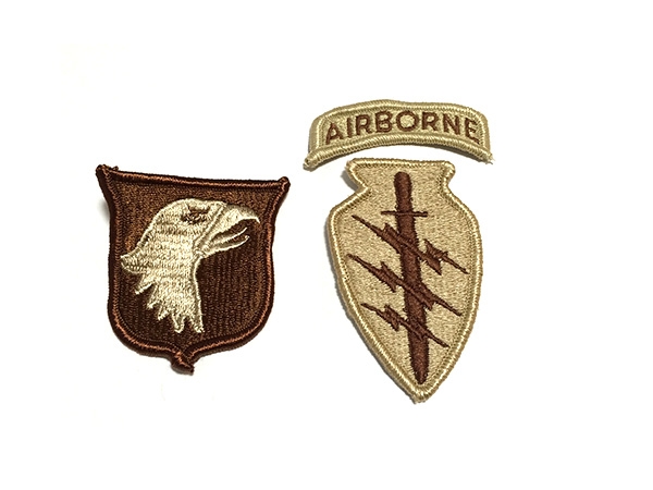 米陸軍 特殊部隊 AIRBORNE ワッペン パッチ 3点セット | ミリタリー琉球
