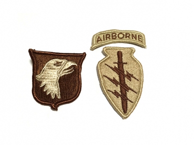 米陸軍 特殊部隊 AIRBORNE ワッペン パッチ 3点セット