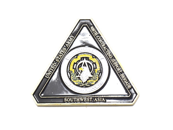 米軍実物 陸軍 408th contracting support brigade チャレンジコイン