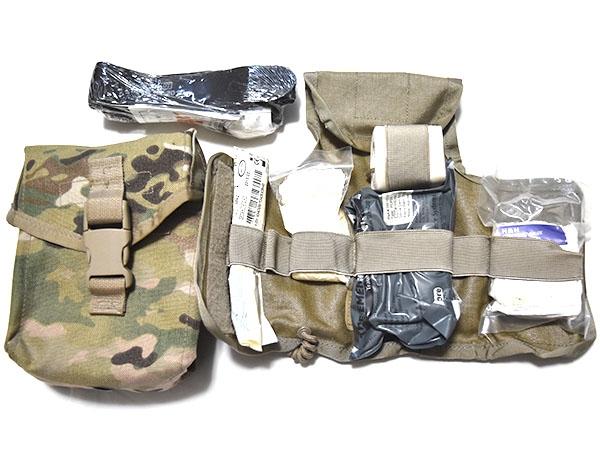 直送商品 米軍実物 IFAKポーチ（個人医療キット）マルチカム 個人装備 