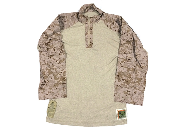 実物 USMC FROG コンバットシャツ パンツ M-R デザートマーパット