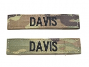 2枚セット 米軍実物 陸軍 ネームタグ ネームテープ OCP スコーピオン/マルチカム DAVIS