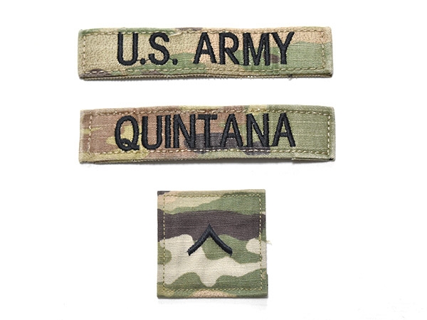 UCP お客様のネームとus army 階級章セット UCP お客様のネームとus army 階級章セット