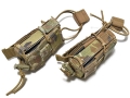 2セット 米軍実物 官給品 TYR Tactical Combat Adjustable ピストル マガジンポーチ マルチカム