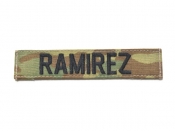 米軍実物 陸軍 ネームタグ ネームテープ パッチ マルチカム OEFCP RAMIREZ