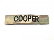 米軍実物 陸軍 ネームタグ ネームテープ パッチ OCP スコーピオン/マルチカム COOPER