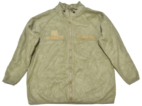 米軍実物 EWOL フリースジャケット L-R FR コヨーテ 難燃性 防寒 陸軍