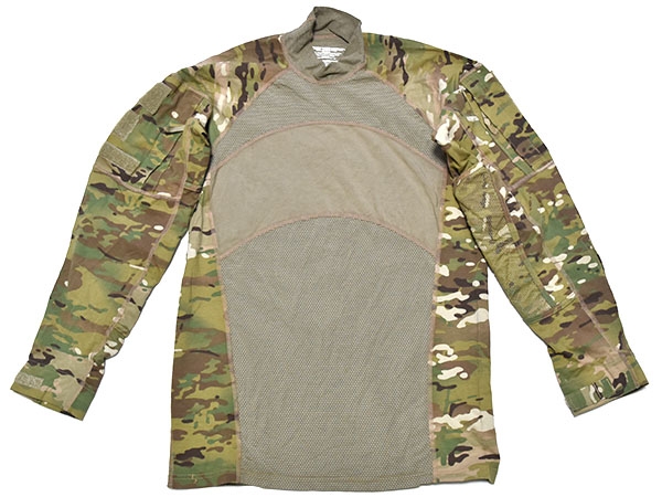 デッドストック 米軍実物 MASSIF コンバットシャツ マルチカム L 米軍実物 MASSIF コンバットシャツ マルチカム L ARMY 陸軍 伸縮性・難
