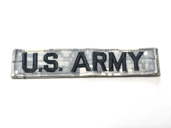 米軍実物 ARMY ネームタグ ネームテープ ベルクロ 陸軍 ACU/UCP