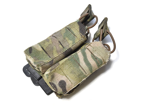米軍放出品 マルチカムマガジンポーチ 米軍放出品 Blackhawk STRIKE ダブル ピストル マガジンポーチ