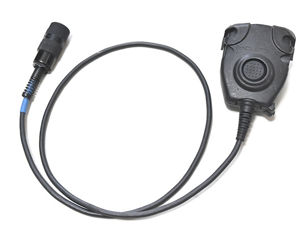 官品Peltor PTT実物 米軍実物 PELTOR PTT スイッチ アダプター 無線機 MBITR PRC-148
