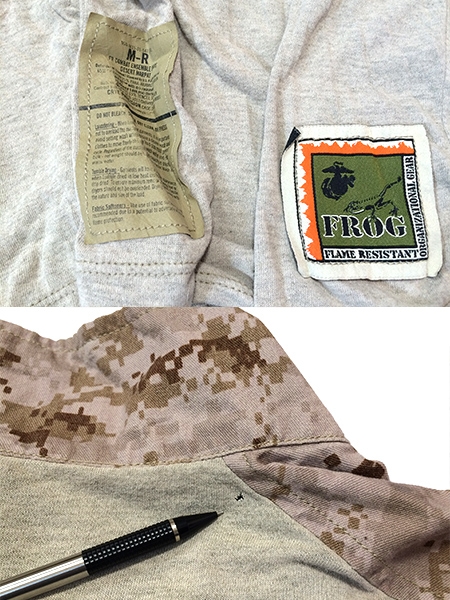 米軍実物 USMC FROG コンバットシャツ 海兵隊 M-R | ミリタリー琉球