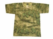 米軍放出品 A-TACS FG Tシャツ グリーン SMALL