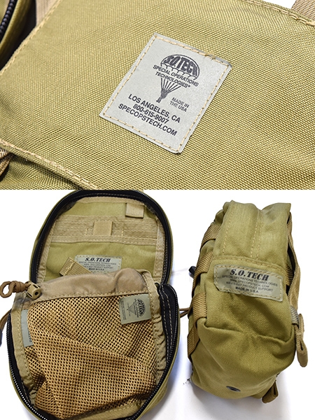米軍実物 S.O.TECH メディカル アサルト チェストリグ カーキ