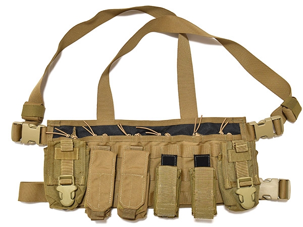 米軍実物 USMC Battlelab Low Vis Rack チェストリグ ポーチ6個付き