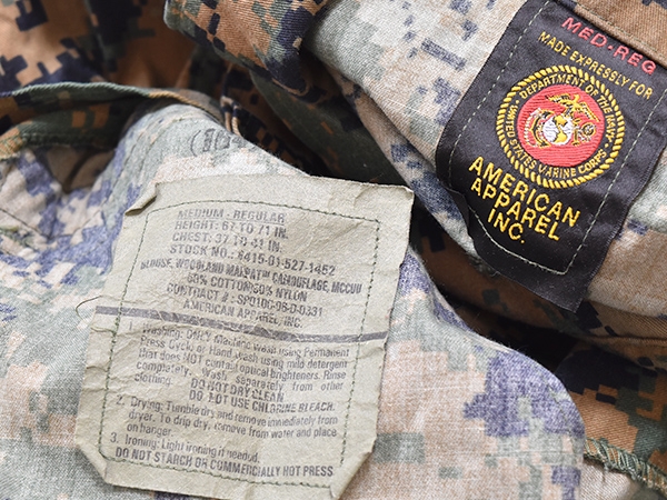 米軍実物 USMC NAVY ウッドランド マーパット ジャケット M-R 海