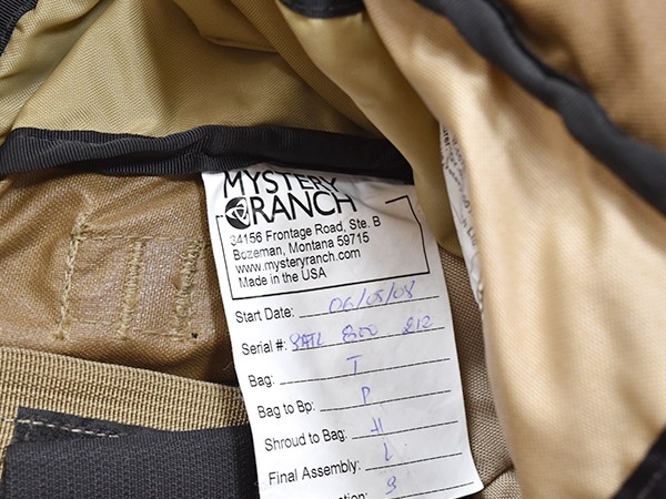 米軍実物 Mystery Ranch ミステリーランチ S.A.T.L アサルト