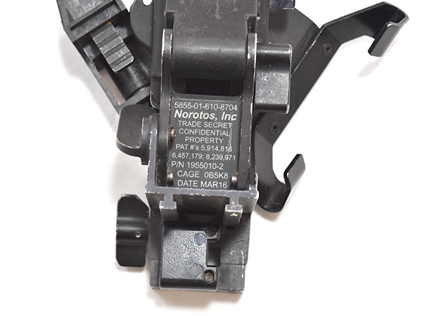 米軍実物 新型 NOROTOS ノロトス RHINO2 NVG マウント 2019年