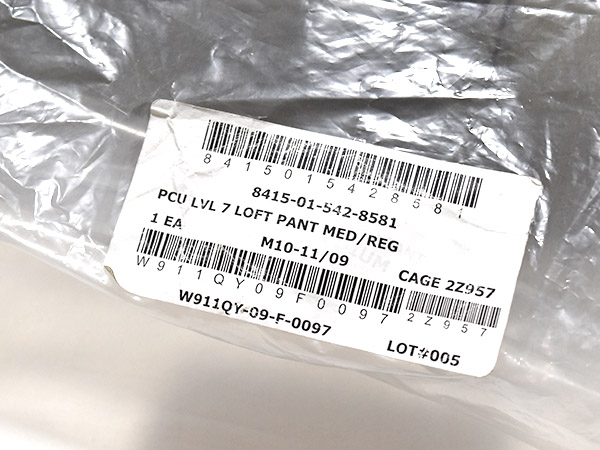 米軍実物 HALYS SEKRI PCU Level7 コールドウェザー パンツ M 陸特