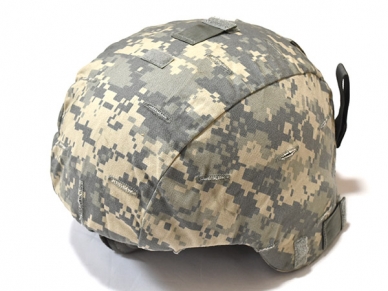 実物 米陸軍ヘルメット/ACUパターンカバー 米軍実物 ACH