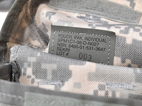 IFAK セット（ばら売り不可） 米軍実物 Individual First Aid Kit IFAK ファーストエイド