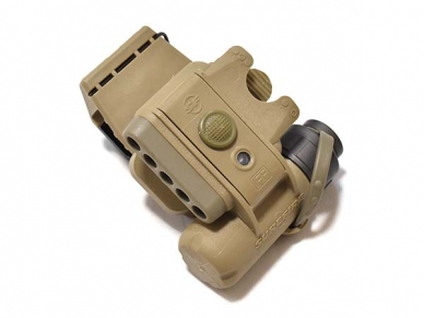 米軍実物 Surefire ヘルメット ライト TAN HL1-A-TN 青/白