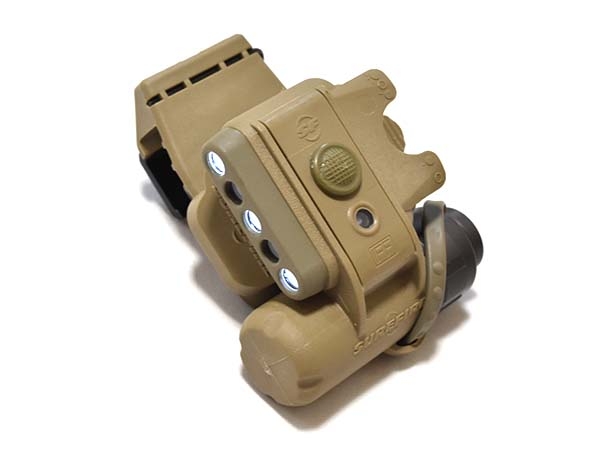 米軍　実物　SUREFIRE HELMET LIGHT HL1-A-TN T010 SUREFIRE HELMET LIGHT, HL1-A-TN - AWS INC