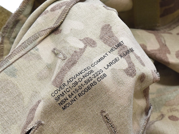 迷彩柄 軍用実物ヘルメットとヘルメットカバー　Lサイズ ≪USMC≫ マーパット迷彩 LWH用 ヘルメットカバー / M Size (USED)