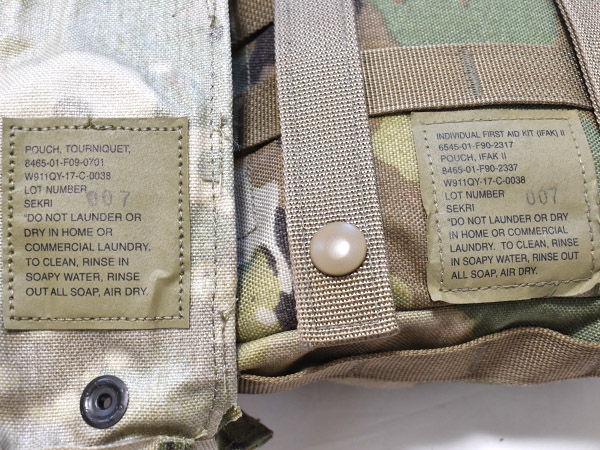 米軍実物 新型 OCP スコーピオン IFAK2 ファーストエイドキット