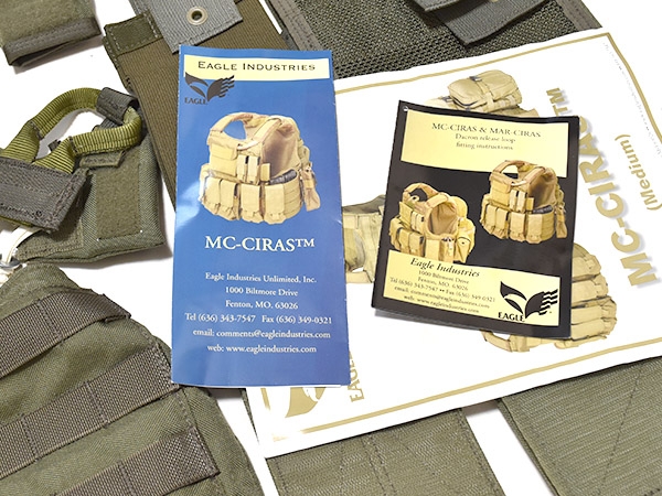 法執行機関実物 EAGLE CIRAS LE サイラス アーマーキャリア M