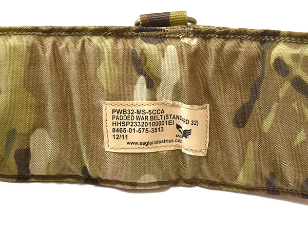 米軍 実物 EAGLE PADDED WAR BELT