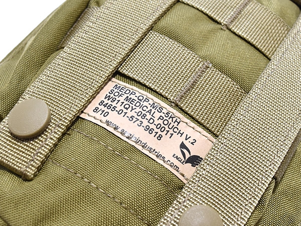米軍実物 EAGLE SFLCS メディカルポーチ IFAK カーキ 特殊部隊