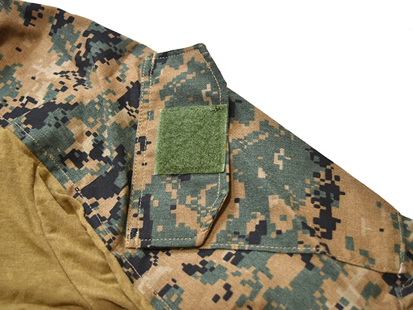 米軍実物 USMC 海兵隊 ウッドランド マーパット FROG コンバットシャツ 