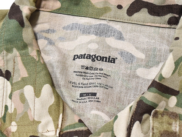 米軍実物 Patagonia パタゴニア Level9 フィールド シャツ M-R