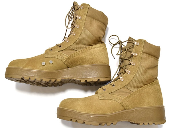 米軍実物 官給品 HOT WEATHER コンバットブーツ コヨーテ 8.5W