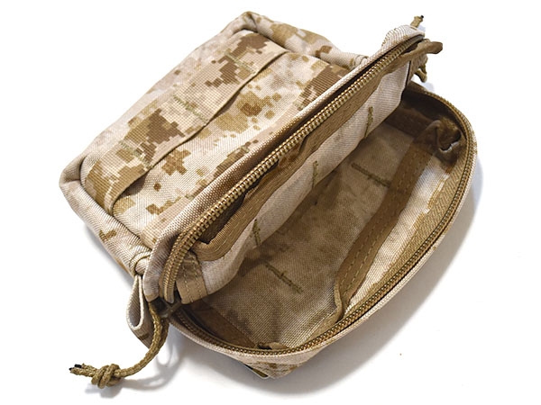 第二次大戦中　実物　U.S. 1944年製 3ポケットポーチ 米軍実物 T3 GEAR Horizontal Utility Pouch Medium ユーティリティ